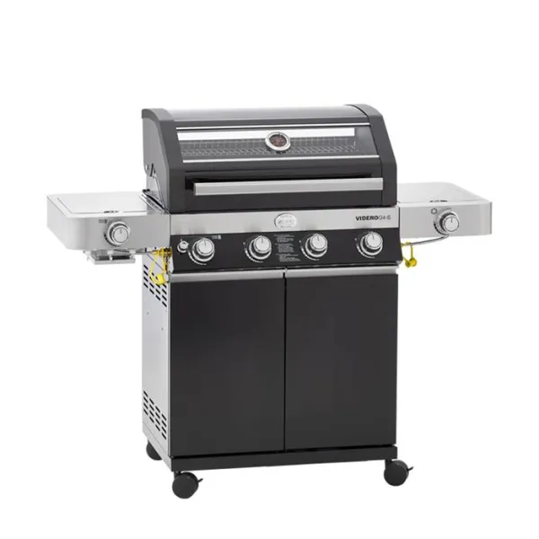 Rösle BBQ gasolgrill - Videro G4-s - 4 huvudbrännare