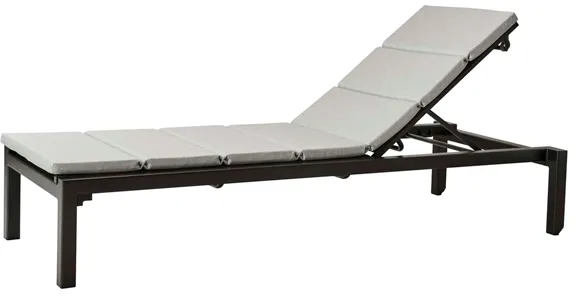 Cane-Line Relax solstol - lavagrå med ljusgrå dyna