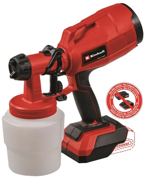 Einhell TC-SY 18/60 Li sladdlös färgspruta 18 volt utan batteri och laddare