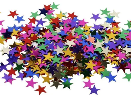 Paljetter, storlek 10 mm, 250 g/ 1 st.