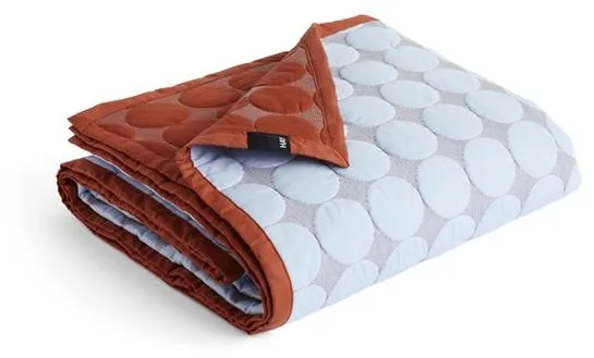 HAY Mega Dot Sängöverkast 260x260 Ljusblå