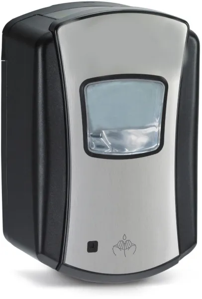 Utgående: Pristine, tvåldispenser med sensor, LTX, svart/krom, 700 ml