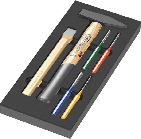 Uppsättning mejslar med smideshammare Wera 19782