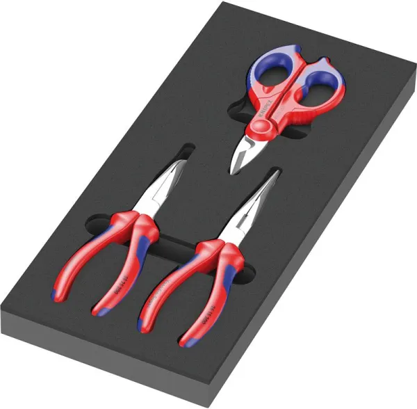 Uppsättning tänger Wera Foam Insert KNIPEX 29781